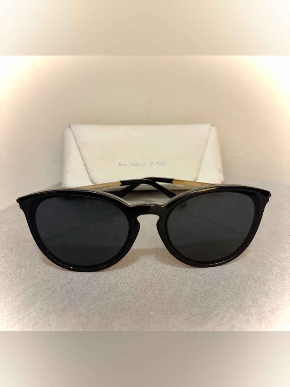 Authentic Michael Kors MK2080U 333281 Polarized Black Brow Sunglasses 56mm